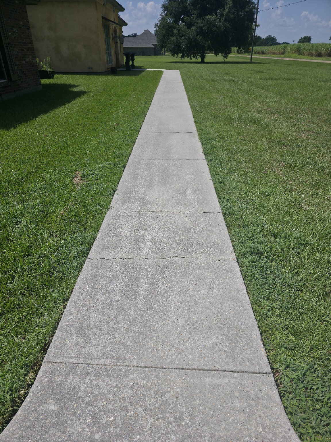 Walkway cleaning: after cleaning